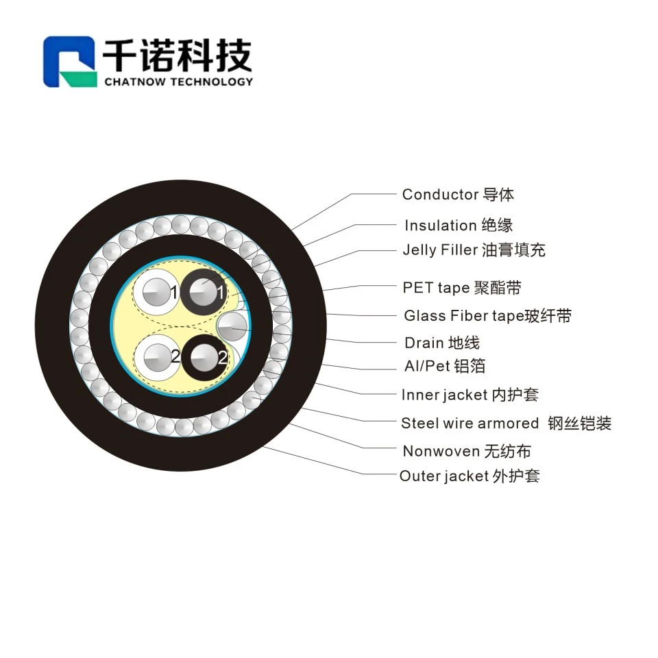 Armored Instrumentation Cable 2PR×1.0mm² LSZH Shielded Control Cable suppliers