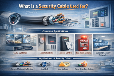 What Is A Security Cable Used For? A Practical Guide For Modern Security Systems