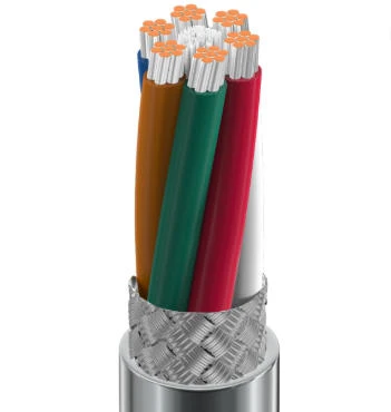 6 Conductor 20 AWG Shielded Electronic Cable