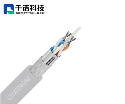 RS485 2×2×22AWG Overall Shielded Communication Cable – 120Ω, TPE Jacket